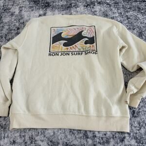 Billabong x Ron Jon Surf Shop crewneck sweater Womens Size Medium Pullover